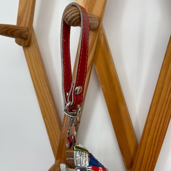 Nahui Ollin Handcrafted Multicolor Candy Wrapper Woven Clutch - Picture 6 of 10